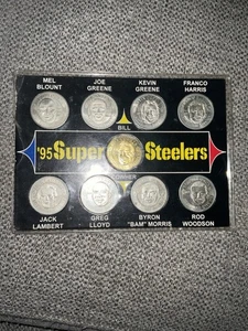 1995 Super Bowl Champs Pittsburgh Steelers Commemorative Coin Set - Giant Eagle - Picture 1 of 3