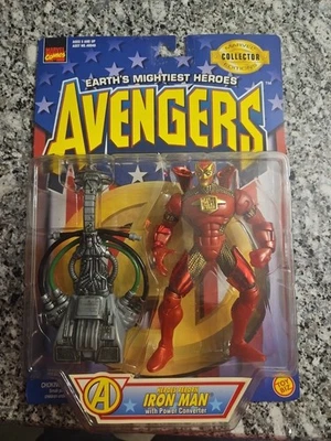 Figura de acción vintage 1997 Toybiz Marvel Avengers Heroes Reborn Iron Man 7' Foto 1 de 4