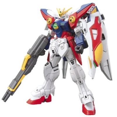 BANDAI HGAC 1/144 XXXG-00W0 WING GUNDAM ZERO Plastic Model Kit Gundam W F/S NEW - Image 1 of 4