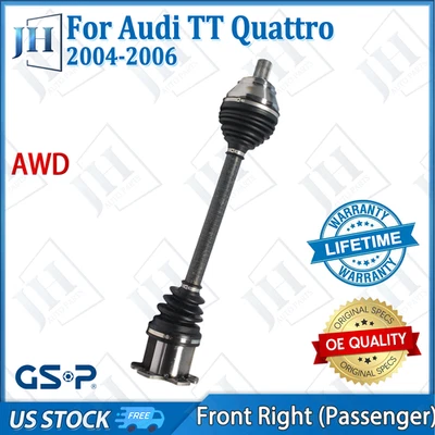 OE Front Right Passenger CV Axle Shaft For 04 05 06 Audi TT Quattro V6-3.2L AWD — 第 1/4 张图片