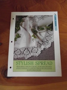 CROCHET PATTERN STYLISH SPREAD HOME DESIGNS CREATIVE NEEDLES 1991  * MUST SEE * - Picture 1 of 1