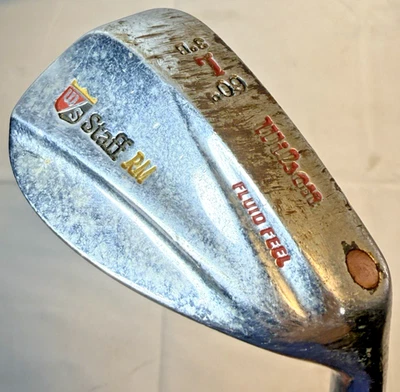 Cuña Wilson Staff tamaño mediano RM forjada 60° Lob - eje True Temper diestro 36" Foto 1 de 4