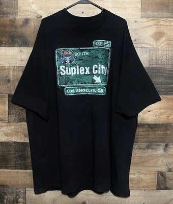 WWE Brock Lesnar Suplex City Los Angeles Danger Ahead T-Shirt Size 3XL - Image 1 of 2