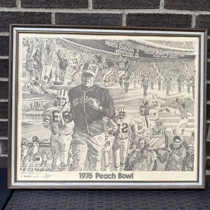 Histórico Peach Bowl 1976 Kentucky Fútbol Vs Carolina del Norte  - Imagen 1 de 10