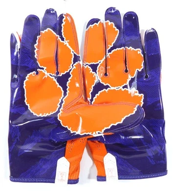 Guantes de fútbol americano Nike tejido vapor NCAA Clemson Tigers receptores 4XL PGF395-150 Foto 1 de 4