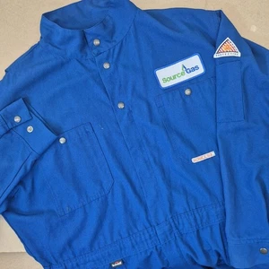 BULWARK Protective Apparel Fire Protective Work Coveralls Jumpsuit Men's 50 Blue - Picture 1 of 22