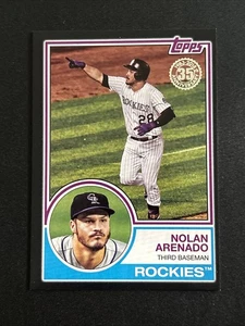 NOLAN ARENADO - 2018 Topps Update Series - Black 1983 Topps Design #D 87/299 - Bild 1 von 6
