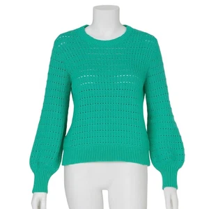 J.Crew Open Knit Sweater Womens S Coastal Chic Minimalist Layering Essential - Picture 1 of 8