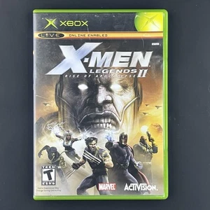 X-Men Legends 2 II Rise of Apocalypse Xbox Completo CIB - Foto 1 di 4