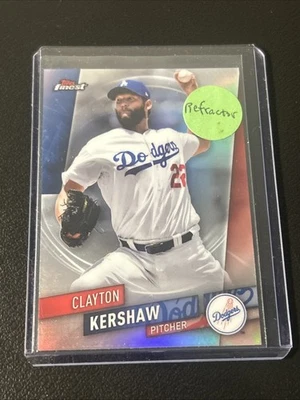 2018 Topps Finest - Clayton Kershaw #40 Refractor - Image 1 of 2