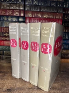 R.E. Lee A Biography Douglas Southall Freeman Set - Picture 1 of 6