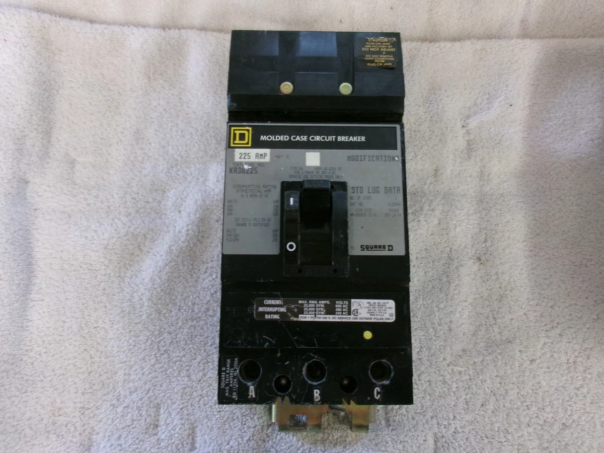 Square D JJA36225 I-Line Circuit Breaker – 225 Amp, 3 Pole, 65kA Interrupt Rating 4 thumbnail image