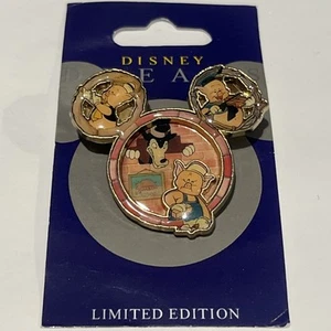 Disney Pin Trading Pin Big Bad Wolf LE1000 LE 1000 New On Card MINT v24 - Picture 1 of 4