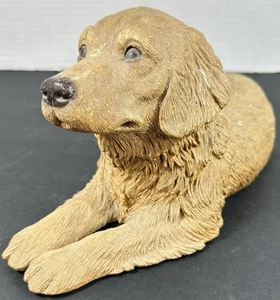 SANDICAST Sculpture 170 Golden Retriever Dog Figurine - Sandra Brue 1989 VINTAGE - Picture 1 of 10