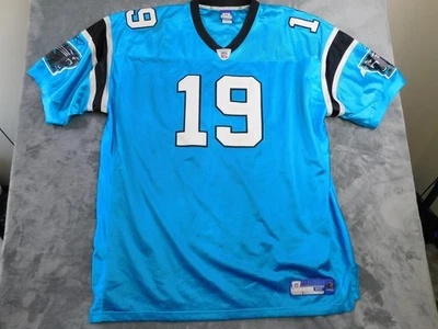 Camiseta Carolina Panthers Keyshawn Johnson Para Hombre 60 NFL Fútbol Reebok On Field Foto 1 de 4