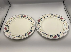 2 x BHS Priory Tableware Dinner Plates British Home Stores 10 1/4 Inch 26cm - Picture 1 of 7