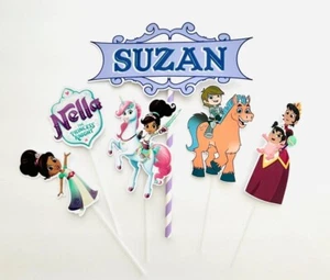 Rematón de pastel temático personalizado de Nellie the Princess Knight - Imagen 1 de 1