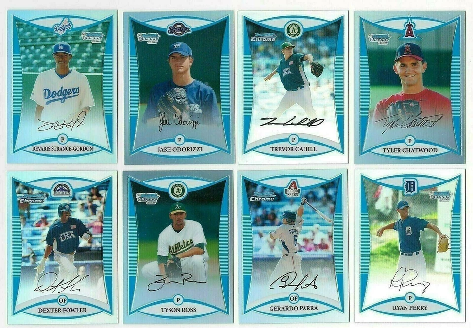 2008 Bowman Chrome Draft Prospects REFRACTOR Parallel Single Cards DP/FG 1st Ref - Image 1 of 1