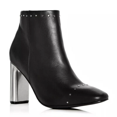 Botines para mujer Sol Sana Alicia adornados de cuero negro talla 40 UE (precio de venta sugerido por el fabricante $200) Foto 1 de 4