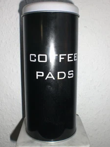 Kaffeepaddose Kaffeepads Pad Dose Vintage Vorratsdose Coffee Dosen Metall - Bild 1 von 4
