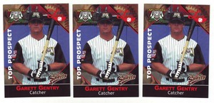 2001 Multi-Ad Midwest League Top Prospect GARETT GENTRY - 3 Card Lot 