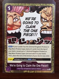 One Piece CCG - We’re Going To Claim… OP07-077 - 500 Years In The Future - Eng - Picture 1 of 2