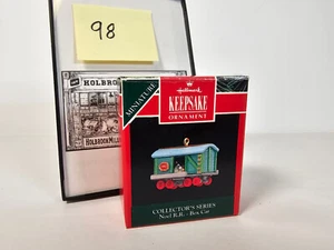 1992 Hallmark Miniatur - Box Car - Noel R.R. Serie #4 - Bild 1 von 4