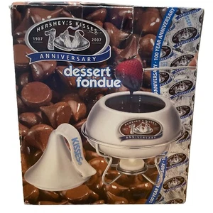 Hershey’s Kisses 100 Aniversario Chocolate Postre Fondue Set 2007 Nuevo - Imagen 1 de 6