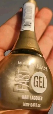 NEW Maybelline Fast Gel Nail Lacquer #180 Gray Envy Fast Drying - Fast Shipping! - Image 1 of 4