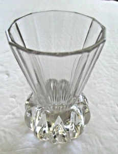 Vintage Crystal 3 1/4"  Toothpick Holder - Picture 1 of 4