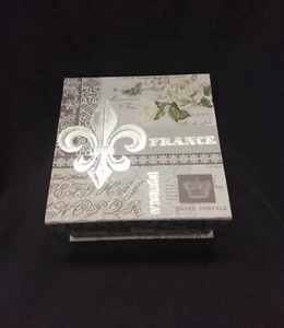 New Keepsake Box Fleur-De-Lis PAULA SCALETTA Design     BP - Picture 1 of 6