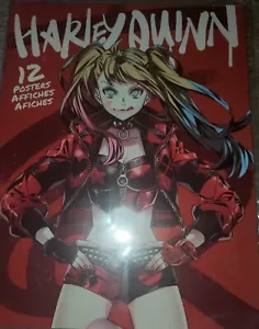 Trends Posters HARLEY QUINN 8.5" x 11" Wall Poster Book w/12 Posters! - Picture 1 of 2
