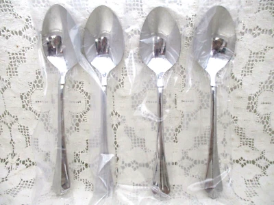 Oneida Juilliard Julliard Teaspoons 6 1/8" 18/10 Stainless Ultra Premium Set 4 - Image 1 of 4