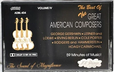101 STRINGS "The Best Of The Great American Composers Volume IV"  Cassette  - Image 1 of 4