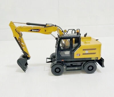 1/25 Scale SANY SY155W Wheel Excavator Diecast Model Toy Collection Gift  - Image 1 of 4