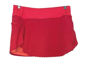 Hind Brand Skort w/Rear Waist Zippered Pocket Size M Burnt Orange & Tangerine - Picture 1 of 2