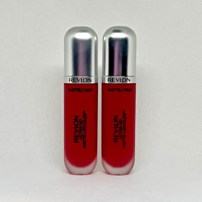 Revlon Ultra HD Matte Lipcolor 635 HD Passion 0.2 fl oz New X2 Lot of 2 - Image 1 of 3