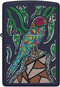 ZIPPO WINDPROOF LIGHTER JOHN SMITH GUMBULA INDIGENOUS ARTIST (98965) BRAND NEW - Picture 1 of 5