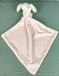 Jellycat Pink Bashful Bunny Rabbit Security Blanket Lovey Super Soft - Picture 1 of 4