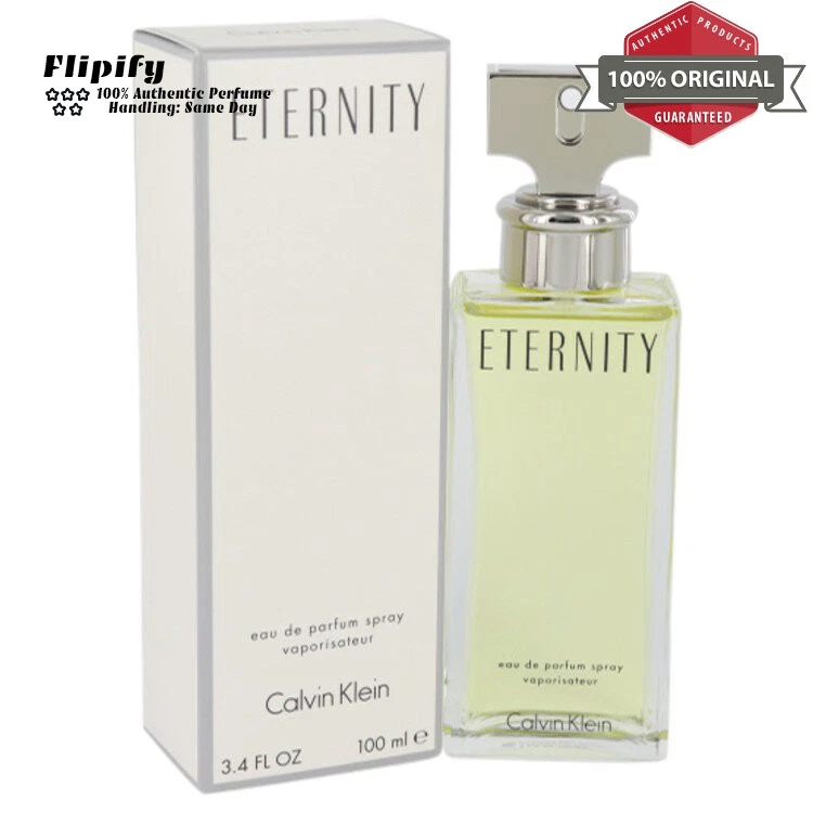 ETERNITY Perfume EDP Spray para Mujer por Calvin Klein 3.4 OZ 1.7 OZ 6.7 OZ  Foto 1 de 1