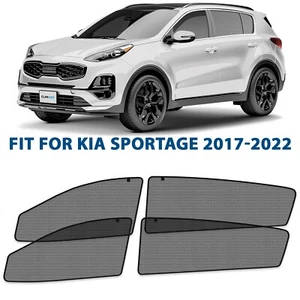 Sun Shades Front and Back Glass Magnetic Screen for 2017-2022 Kia Sportage - Foto 1 di 7