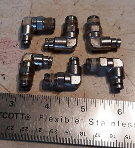 Norgren 3/8" Adapter Push In Fitting 85-153-029 Lot Of 5 Pcs Each 