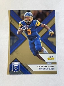 2018 Panini Elite Draft Picks - #58 Kareem Hunt - Picture 1 of 2