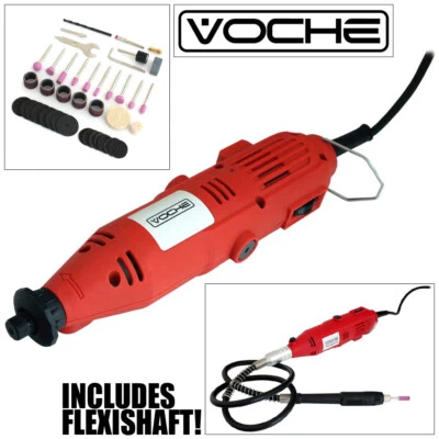 ROTARY DRILL GRINDER ENGRAVING MULTI TOOL 42PC DREMEL TYPE ACCES + FLEXISHAFT - Image 1 of 4