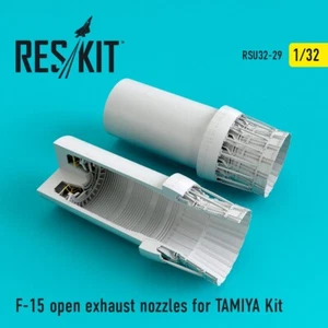 1/32 Reskit RSU32-0029 F-15 ugelli di scarico aperti per kit Tamiya - Foto 1 di 1