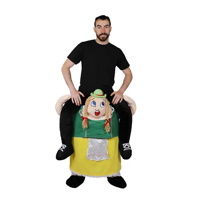 BAVARIAN LADY PICK ME UP COSTUME FUNNY RIDE ON CARNIVAL OKTOBERFEST FANCY DRESS — 第 1/4 张图片