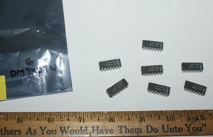Transistores vintage de chips IC DM7407N cantidad 6 - Imagen 1 de 3