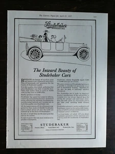 De colección 1917 Studebaker Car Company Página Completa Anuncio Original 222 - Imagen 1 de 1