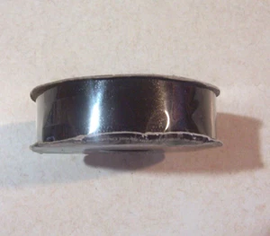 Cinta The Ribbon Boutique negra satinada 5/8" cinta 5 yardas hobby vestíbulo - Imagen 1 de 3