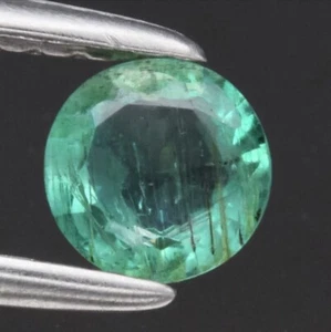 EMERALD 0.35 ct Green Round Shape 4.3x4.3x3.0 mm Natural Untreated from Colombia - Picture 1 of 22